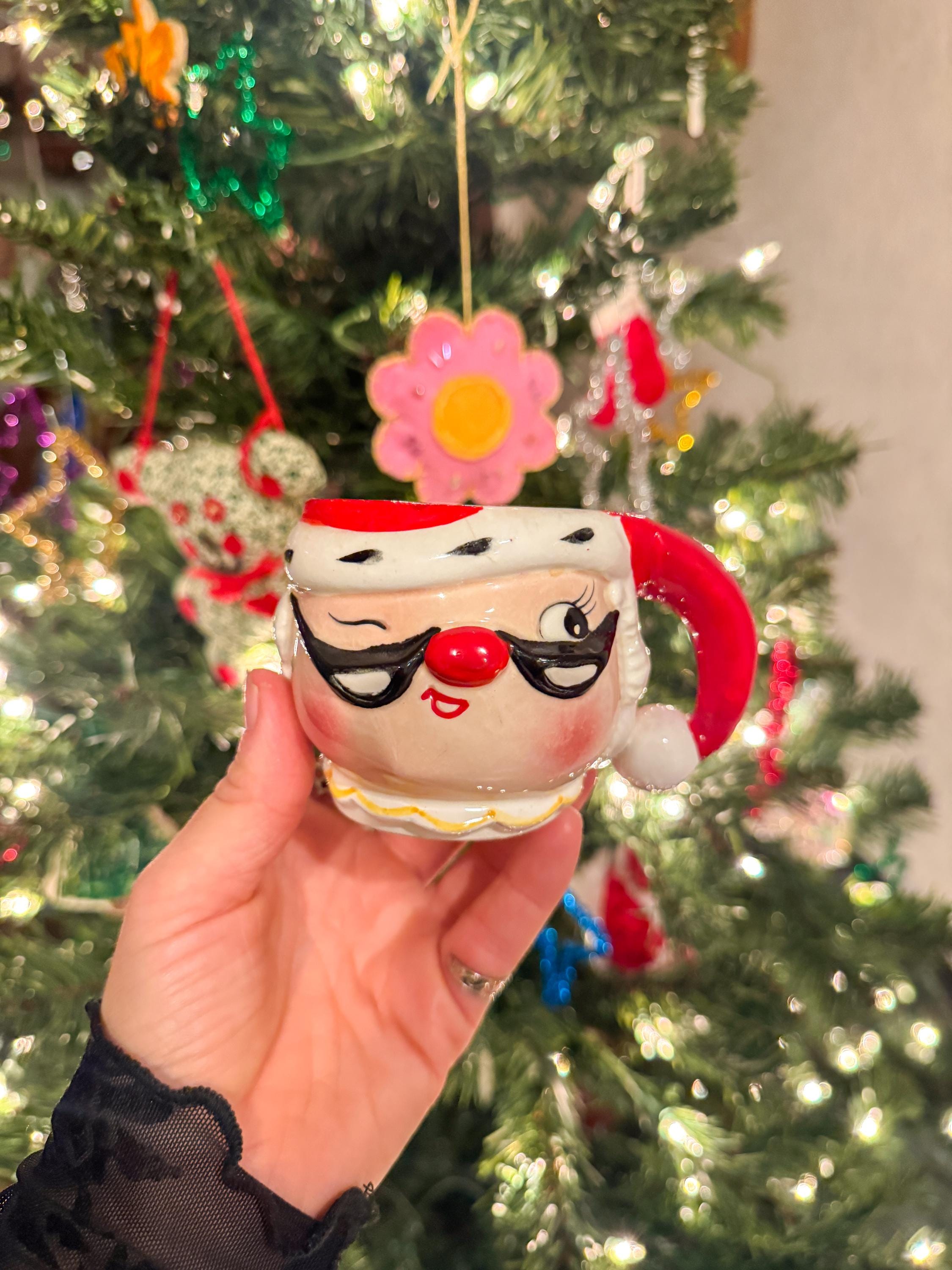 Vintage Mrs. Claus Winking Mug Japan 1959 - Etsy