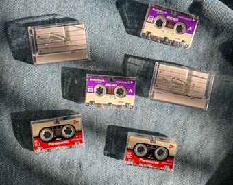 Vintage Mini Cassette Tape Magnets