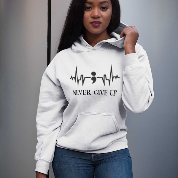 Never Give up Hoodie - Etsy