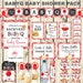 BBQ, Barbecue, Babyq, Baby Shower Bundle, Baby Shower Banner and Favors ...