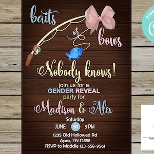 Baits or Bows Gender Reveal 