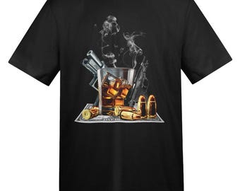 Gangsta No.1 t shirt in a range of sizes in black design by Cass