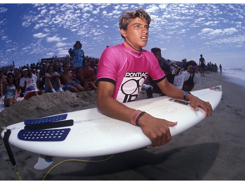 Kelly Slater OP Pro Jr 1989 vintage 8.5X11 print image 1