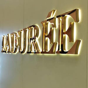 3D Backlit Signs, Custom Metal Letters, illuminated Sign, Bakery Logo Sign, Outdoor Light Sign, Business Sign for office, Led Salon Sign