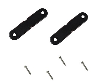 2 Pieces Personalized Plates with 4 Pieces Replacement Screws for Waterproof Pet Airtag Holder