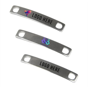 Custom Engraved 2Pcs Metal Shoe Tag, Custom Logo for Shoe Sneakers, Shoe Accessory for Men Women, Gift for Runners