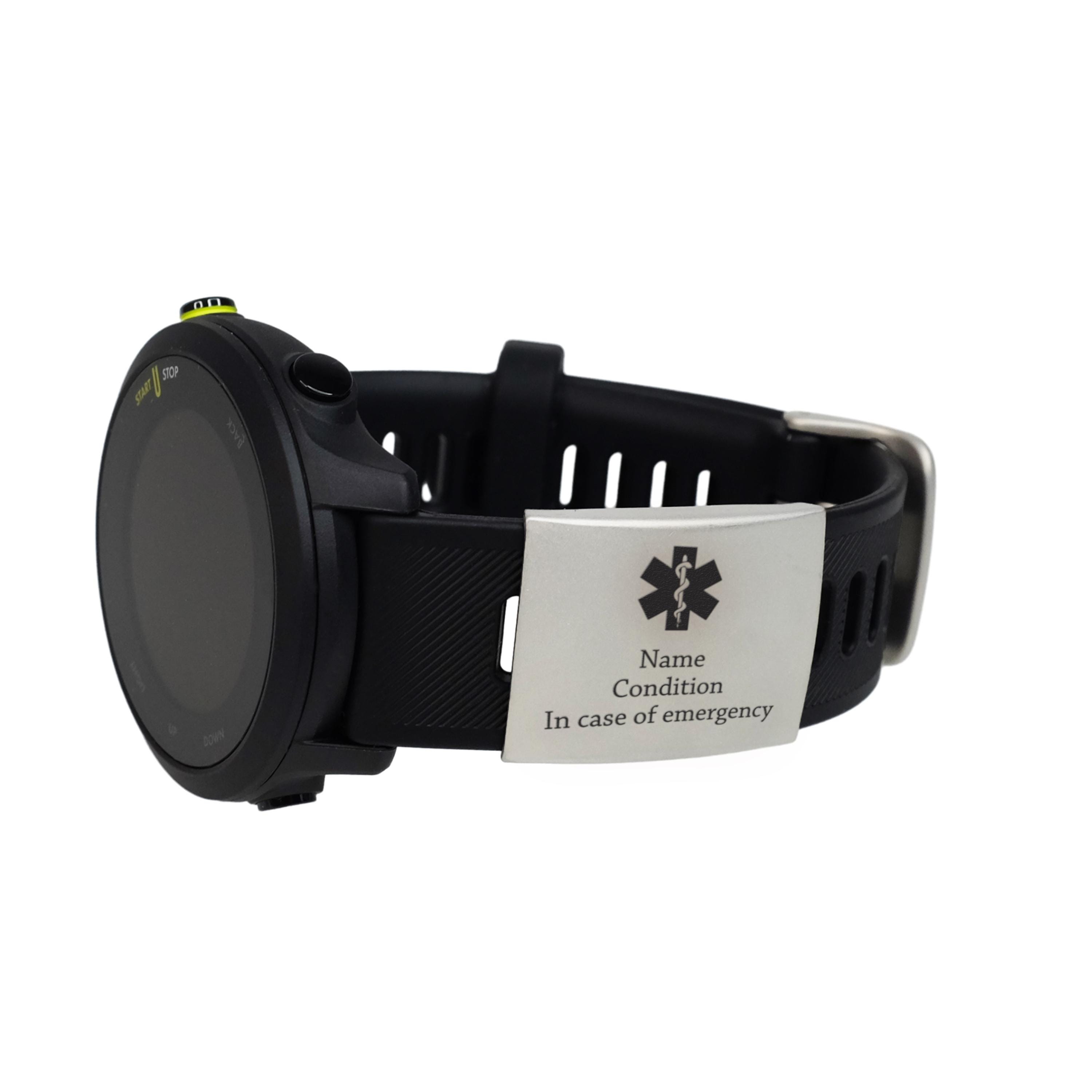 Garmin Quick Release Band Silicone 20mm Black (010-13076-01) au
