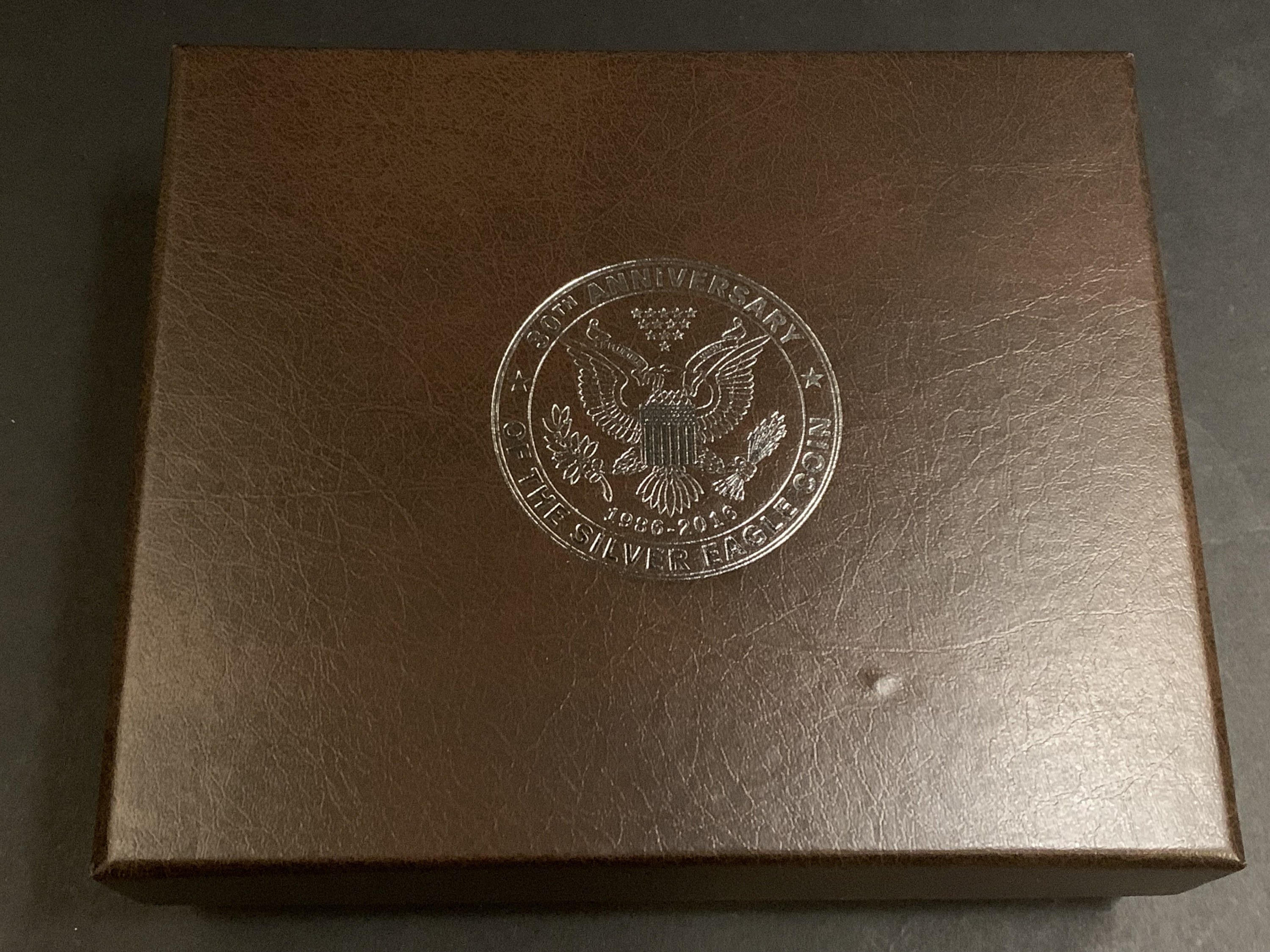 2016 3oz .999 30th Anniversary Silver American Eagle Bar and Coin Set ...