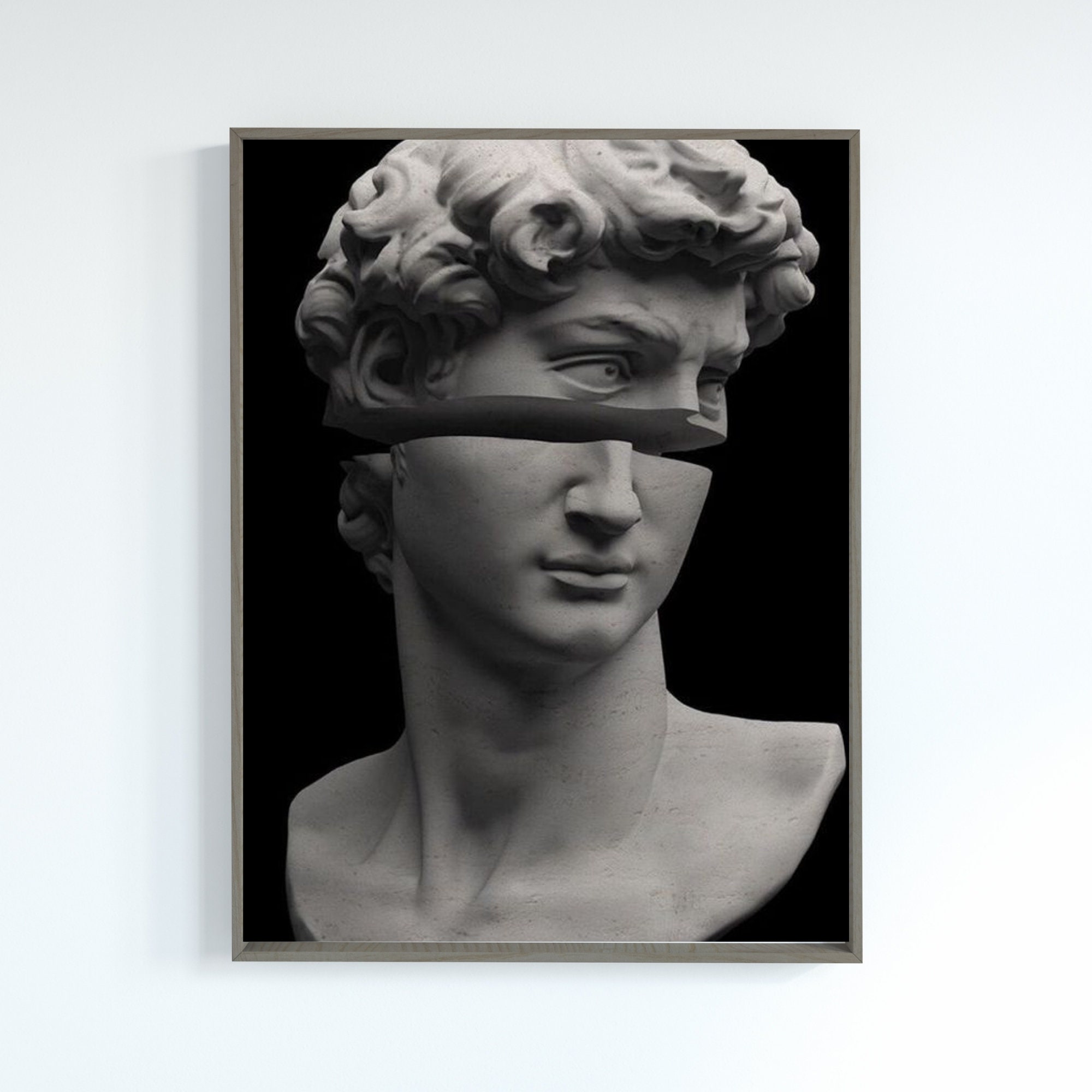 Statue of David, Michelangelo Statue, Italian Wall Decor, Greek Print