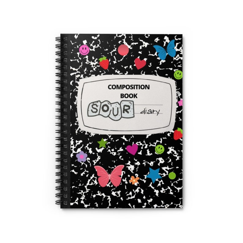 Olivia Rodrigo Sour Composition Spiral Notebook Journal Etsy India