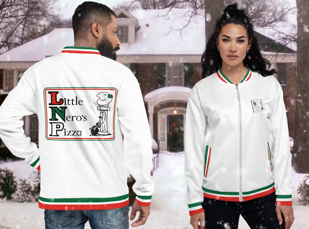 Home Alone Inspired Little Nero's Pizza Delivery Unisex Bomber