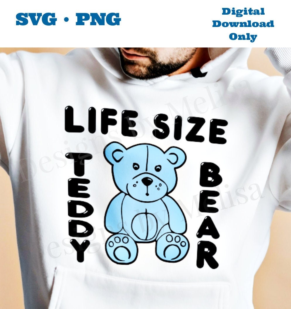 life size black teddy bear