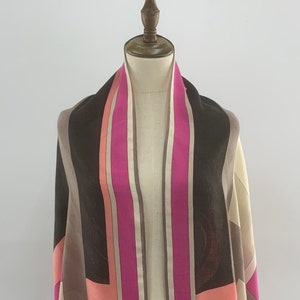 Emilio Pucci Multi Pink Abstract Patterned Scarf - Orlando Vintage  Clothing and Costume