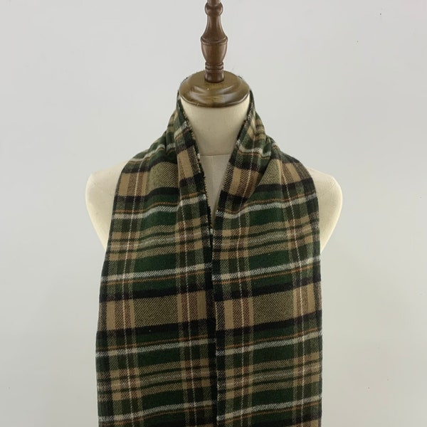 Vintage Polo Ralph Lauren sjaal wollen sjaal Tartan klassieke accessoires Unisex dassen wol uitlaat cadeau idee sjaals warme wintermode