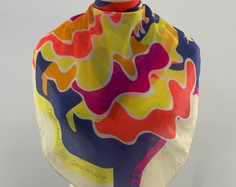 Vintage Authentic Japanese Silk Scarf Vintage Scarf Mitsukoshi Scarves Square Foulards Accessories Neck Scarf Neckwear Shawl Wrap Cover Up