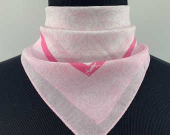 Vintage Yves Saint Laurent Taschentuch, YSL Bandana, Damen Accessoires Frühling Sommer Mode, Halstuch, Halstuch, Stirnband, Kopftuch