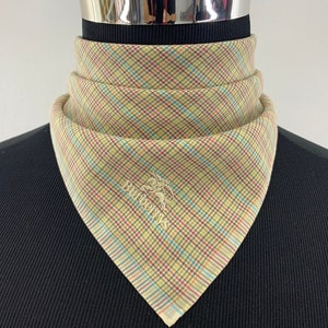 Vintage Burberrys Handkerchief, Burberry Bandana, Authentic Burberry Accessories, Burberry Pocket Square, Burberry Neckerchief