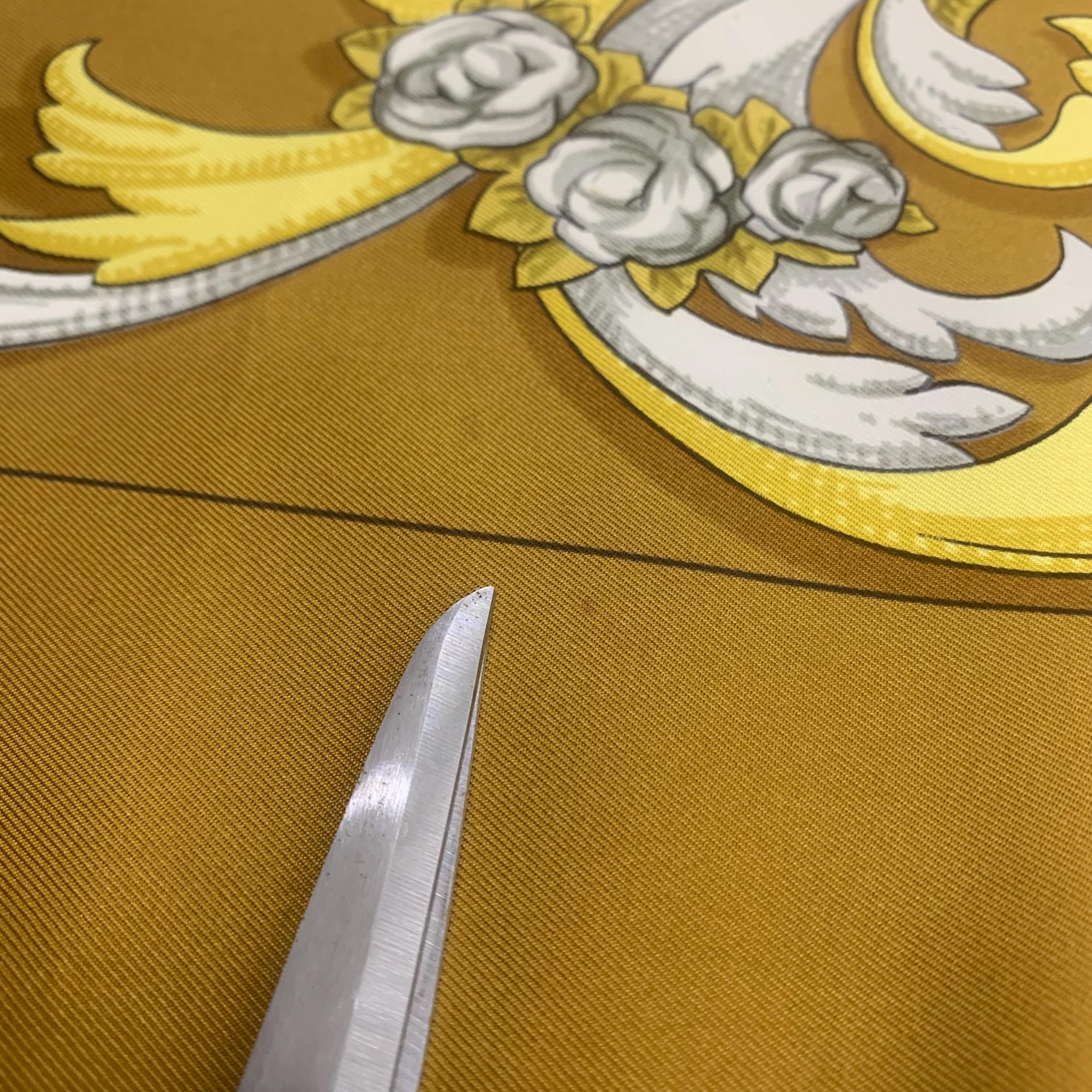 Vintage Hermes Scarf Le Mors A La Conetable by Henri D'origny