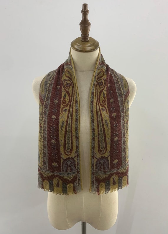 ETRO Milano スカーフ 長方形 ロングストール ヴィンテージ