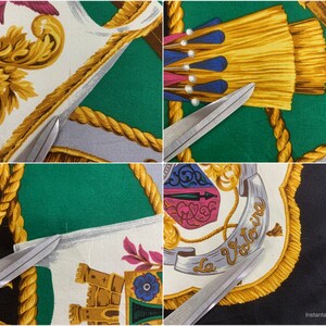 Carré foulard Hermès Monnaies et symboles de Paris