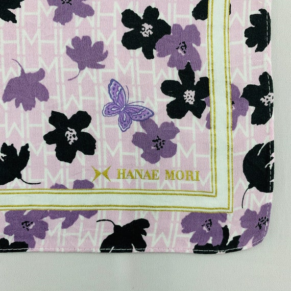 Vintage Hanae Mori Handkerchief Bandana Luxury Ac… - image 3