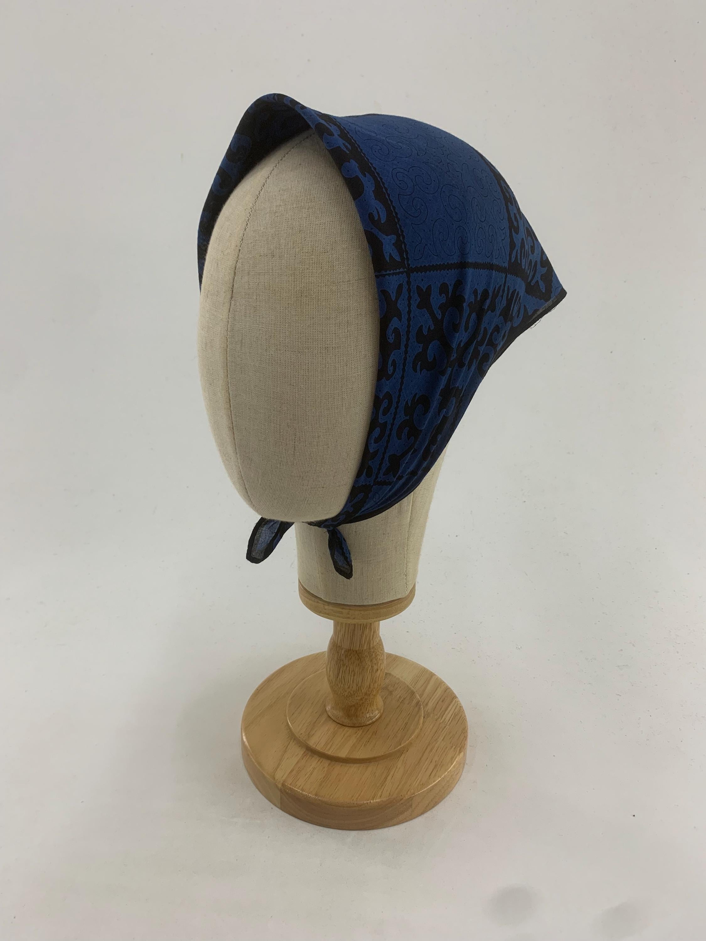 Vintage Junko Shimada Handkerchief Bandana Vintage Accessories Gift Neckerchief Headband Wrap Hair Scarf Ladies Women Scarves Pocket Square