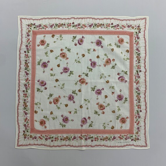 Vintage Laura Ashley Handkerchief, Bandana, Women… - image 3