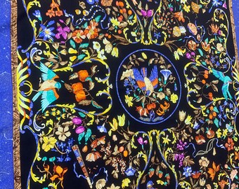 Vintage 90s Hermes Scarf Pierres D'orient Et D'occident, Authentic