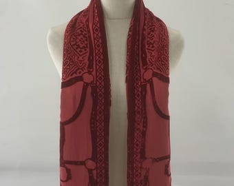 ヴィンテージ エトロ ウールシルク スカーフ | 本物のエトロ ミラノ