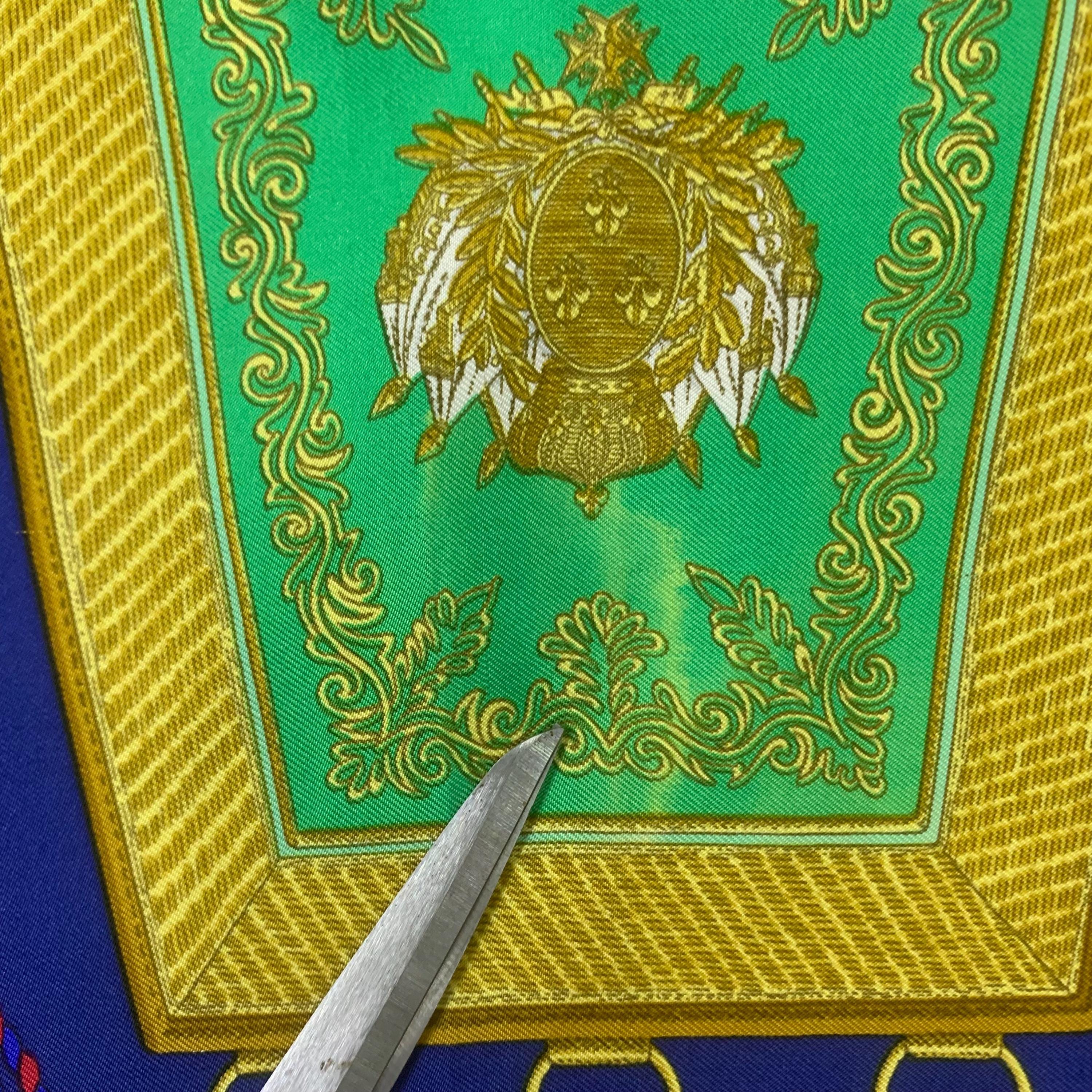 90年代ヴィンテージ エルメス スカーフ Poste et Cavalerie by J. Metz