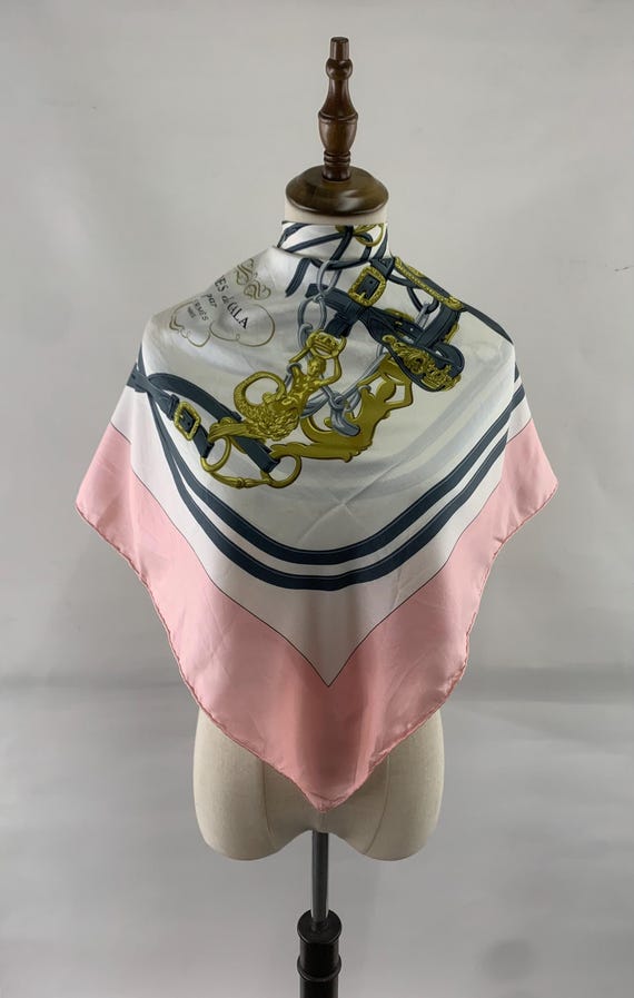 Vintage Hermes Scarf Brides De Gala by Hugo Grygkar, Authentic Vintage Hermes Scarf Brides De Gala by Hugo Grygkar, Authentic