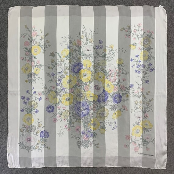 Vintage Valentino Garavani Silk Scarf, Pure Silk … - image 2