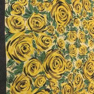 Vintage Bosch Floral Silk Scarf 90cm, Yellow Flowers Print Black Border, Vintage Shawl Square Scarf, Carre Foulards Stole Neckwear image 5