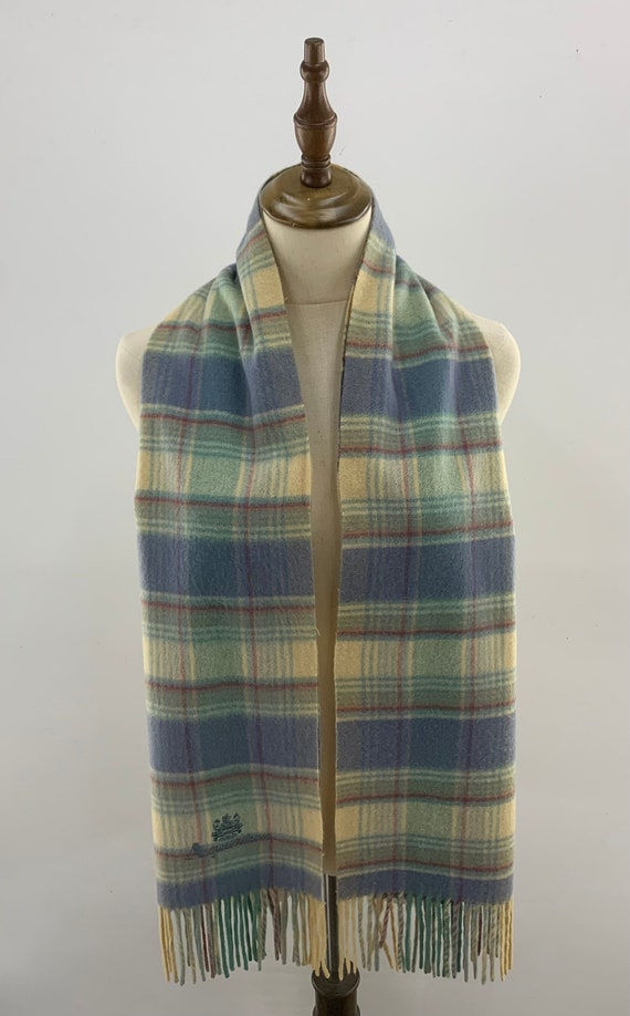 Vintage Aquascutum Scarf, Aquascutum Muffler, Aqu… - image 1