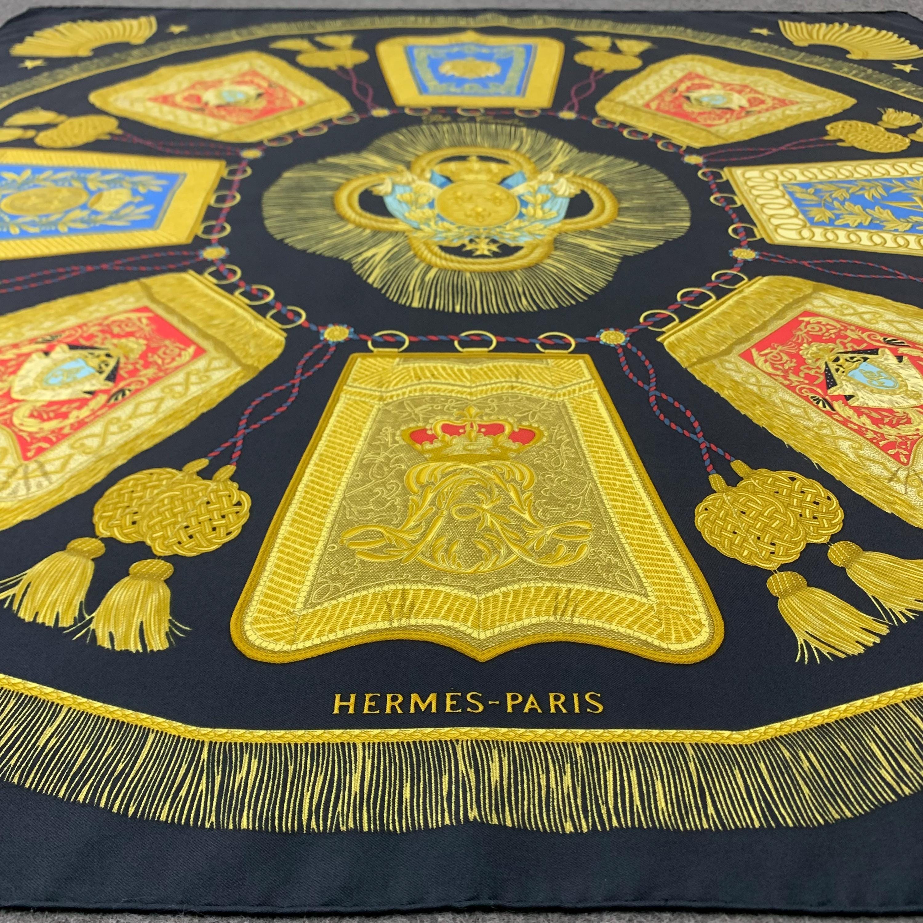 Vintage 90s Hermes Scarf Poste Et Cavalerie by Joachim Metz