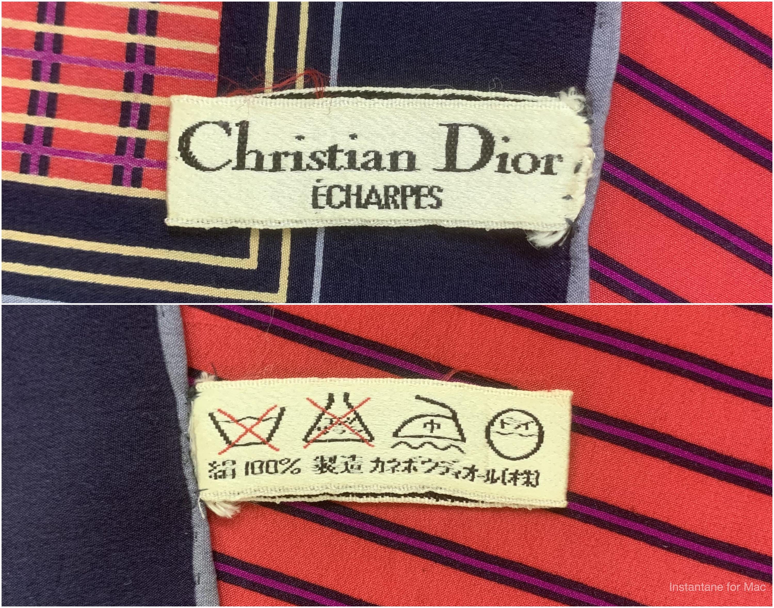 80-90s Dior vintage scarf ディオール スカーフ