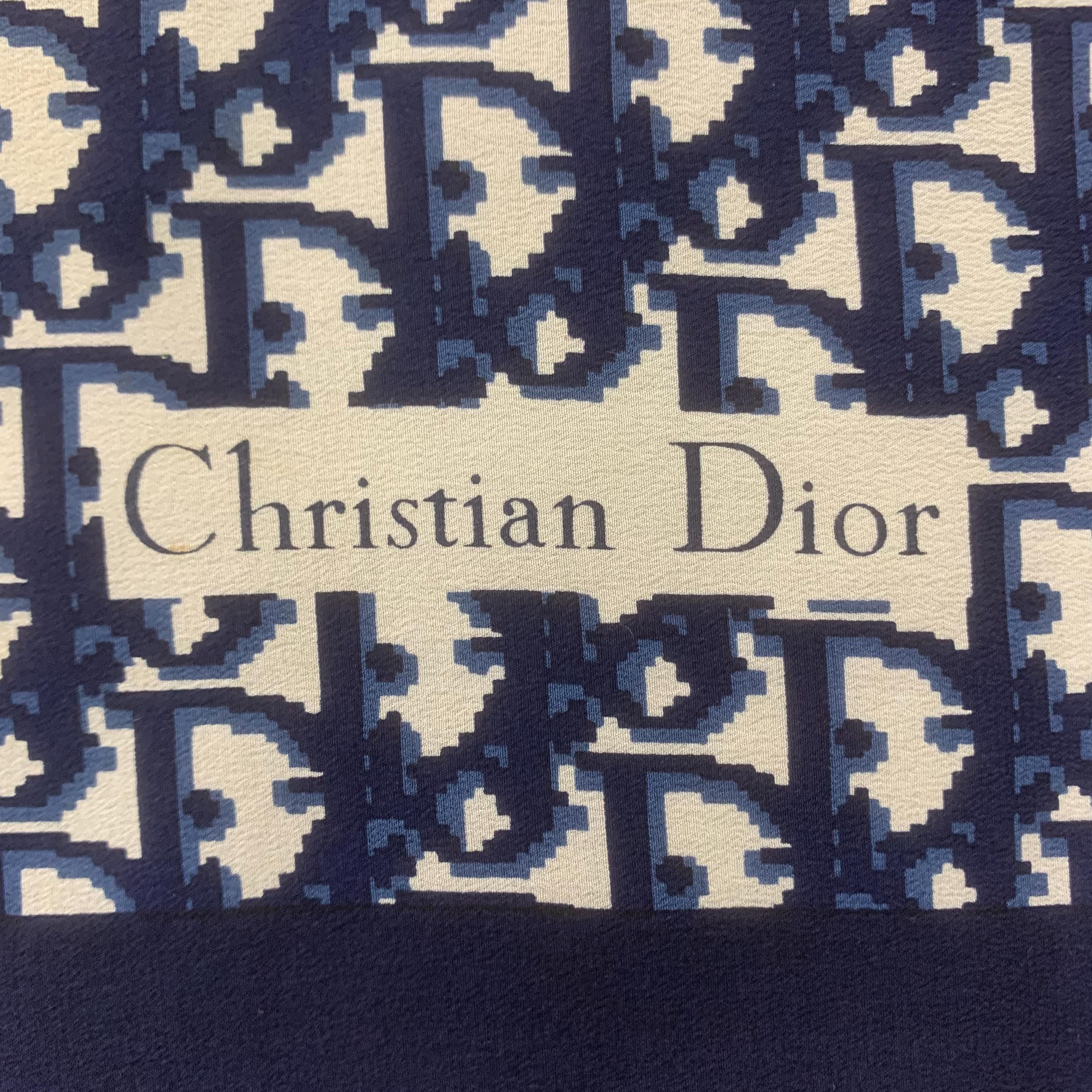 Vintage Christian Dior Silk Scarf | Christian Dior Scarf