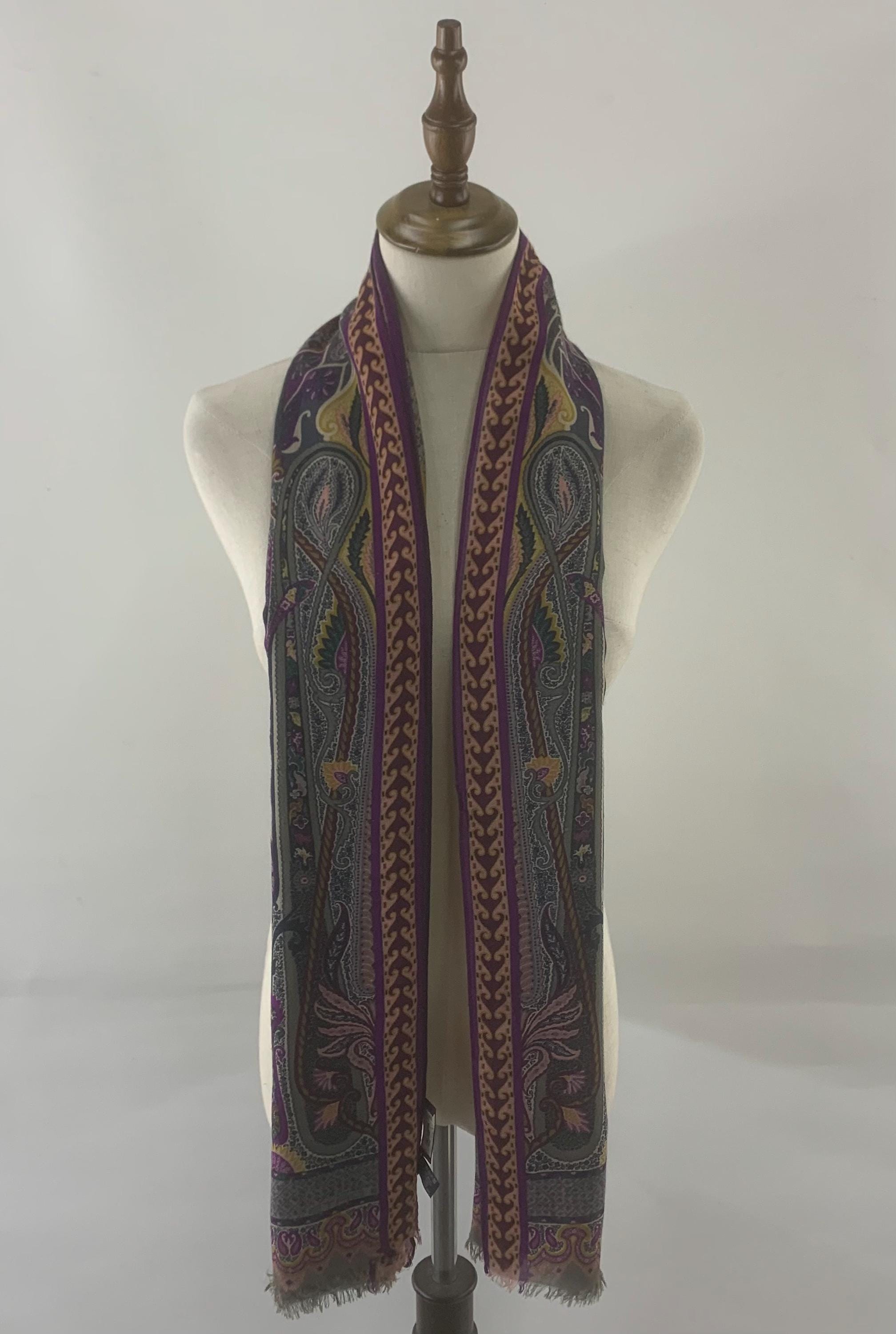 Etro silk stole - Etsy 日本