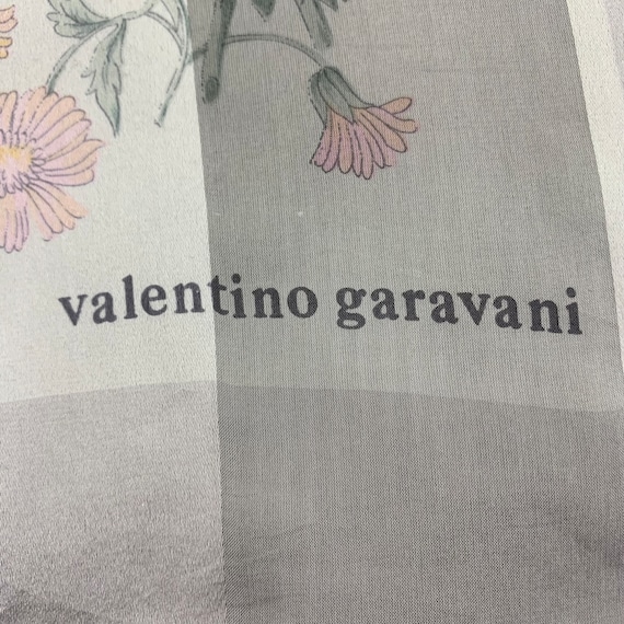 Vintage Valentino Garavani Silk Scarf, Pure Silk … - image 4