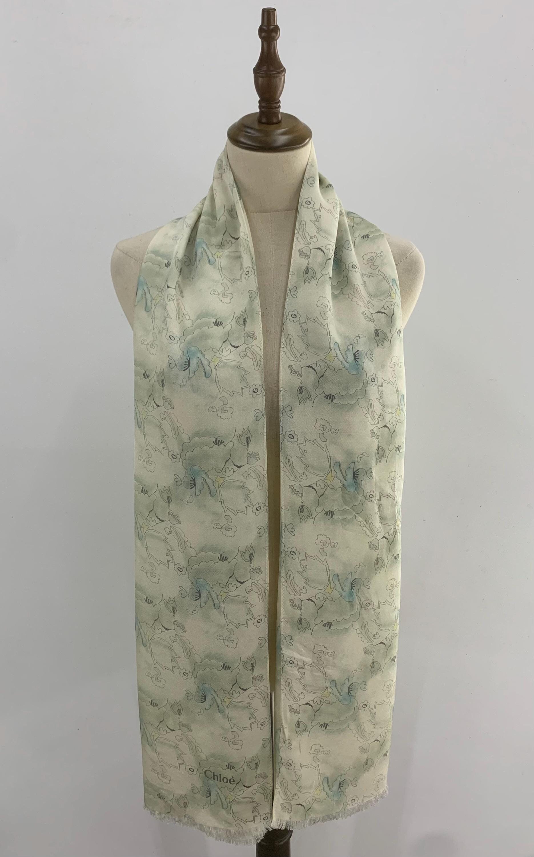 Chloe Silk Scarf - Etsy