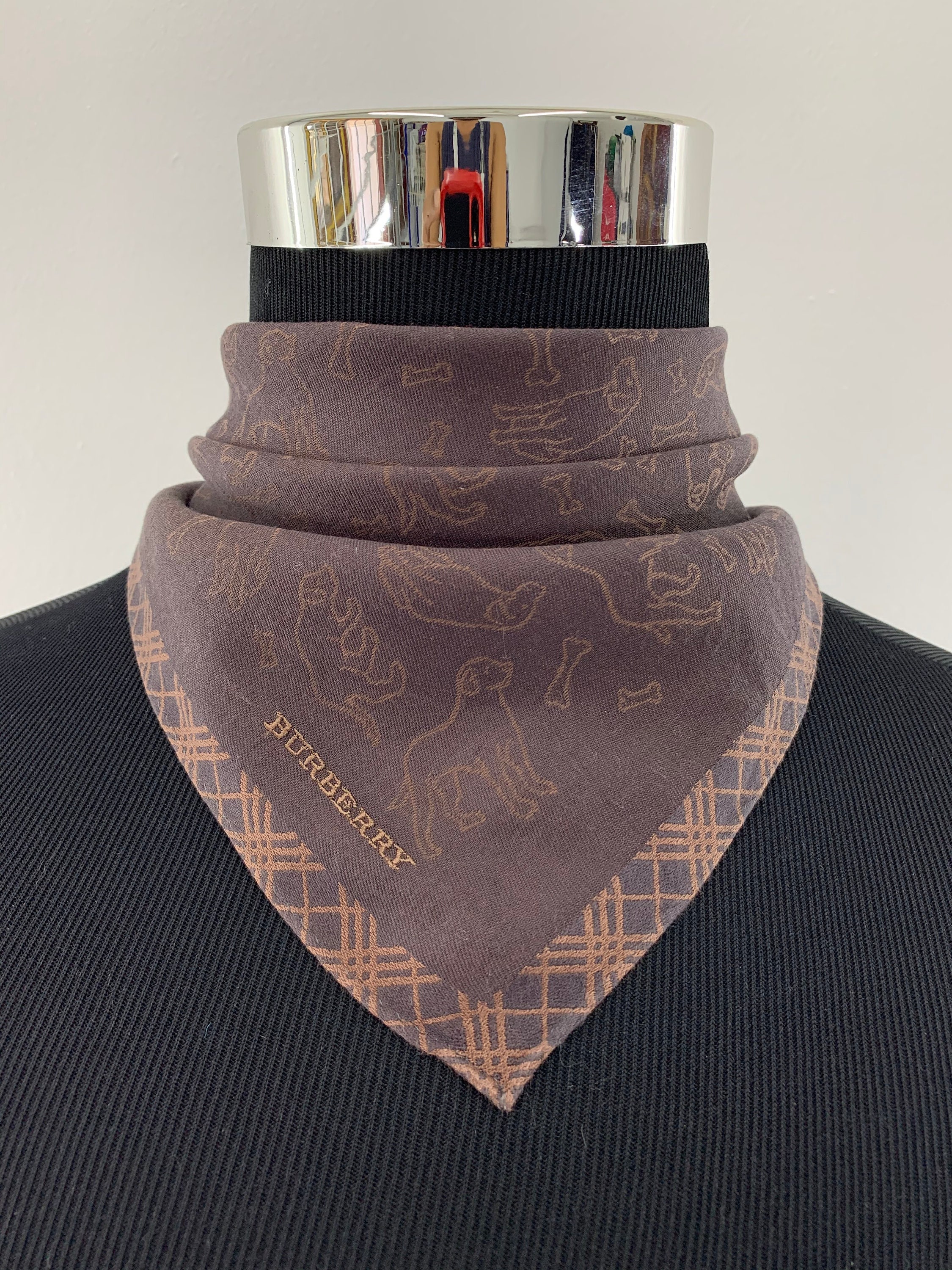 burberry dog poop bag holder