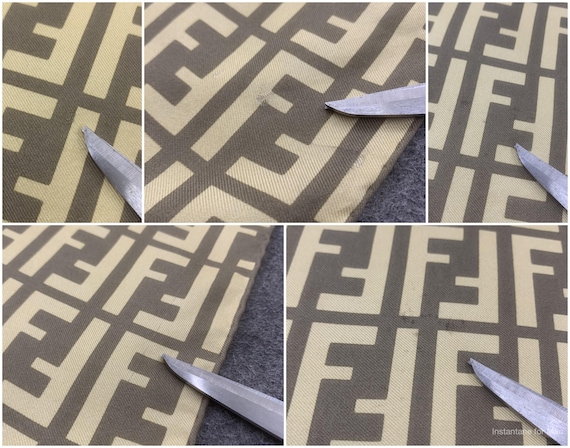 Vintage Fendi Silk Scarf Authentic Fendi Zucca Monogram Scarves