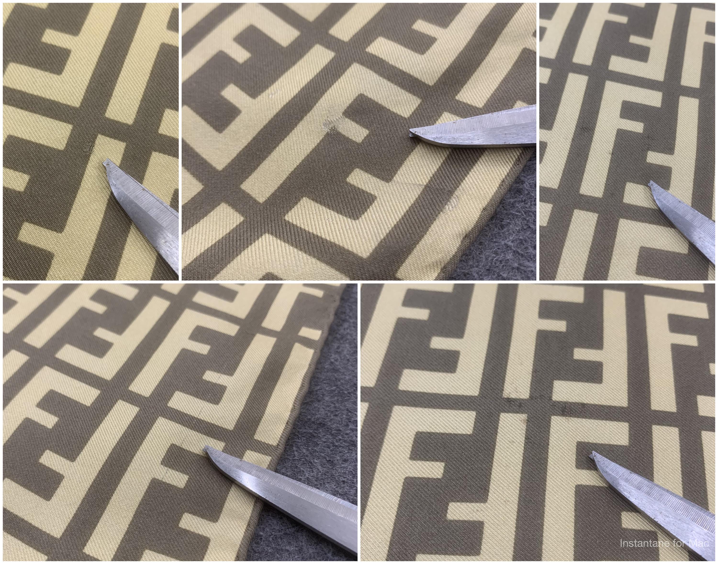Vintage Fendi Silk Scarf Authentic Fendi Zucca Monogram Scarves