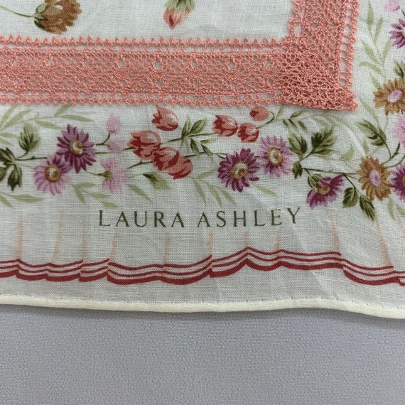 Vintage Laura Ashley Handkerchief, Bandana, Women… - image 4
