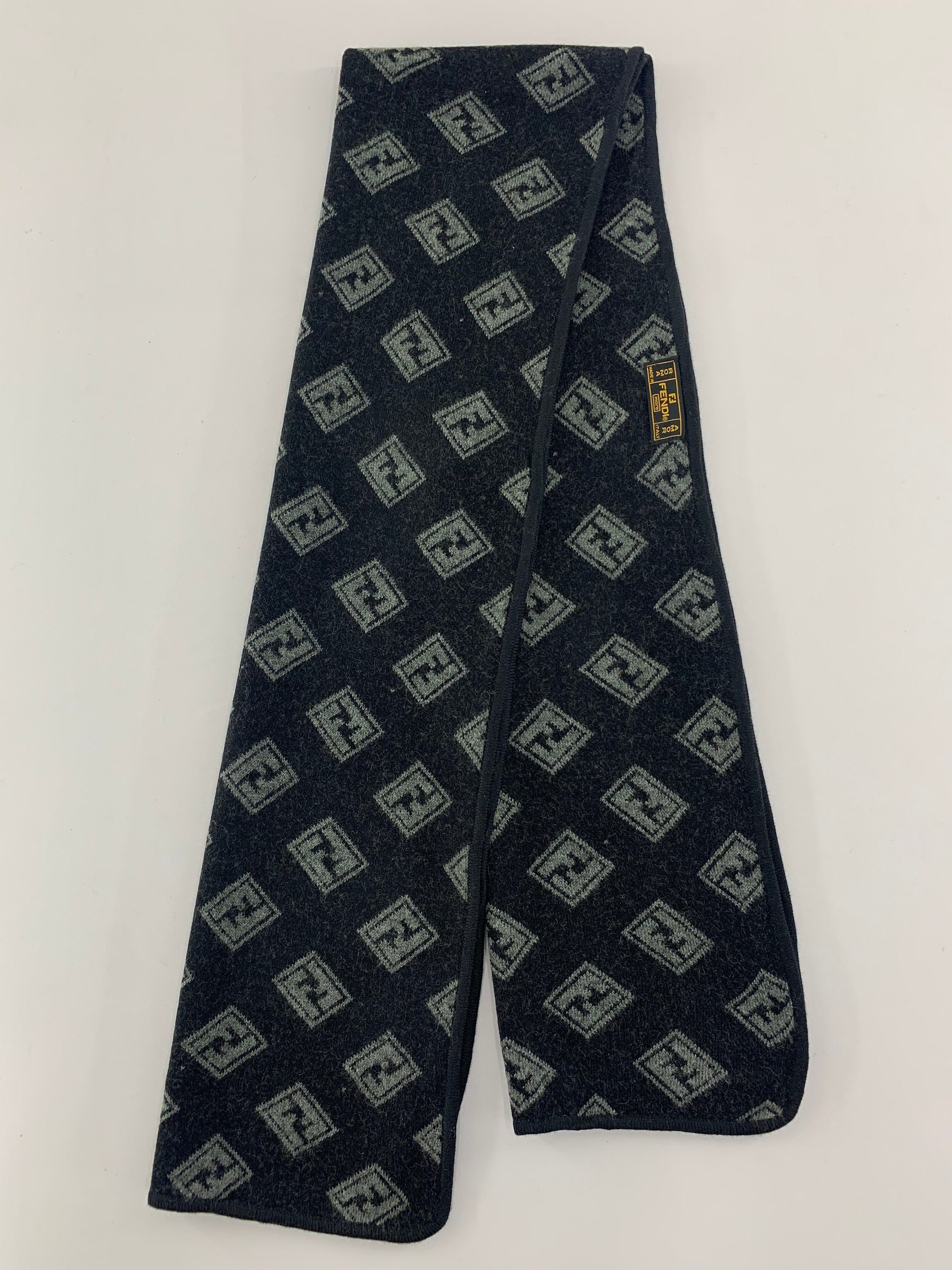 Vintage Fendi Scarf Fendi Roma Scarf Fendi Accessories Luxury Neck Scarf Winter Gift Scarf Muffler Neckwear Wrap Top Classic Fashion