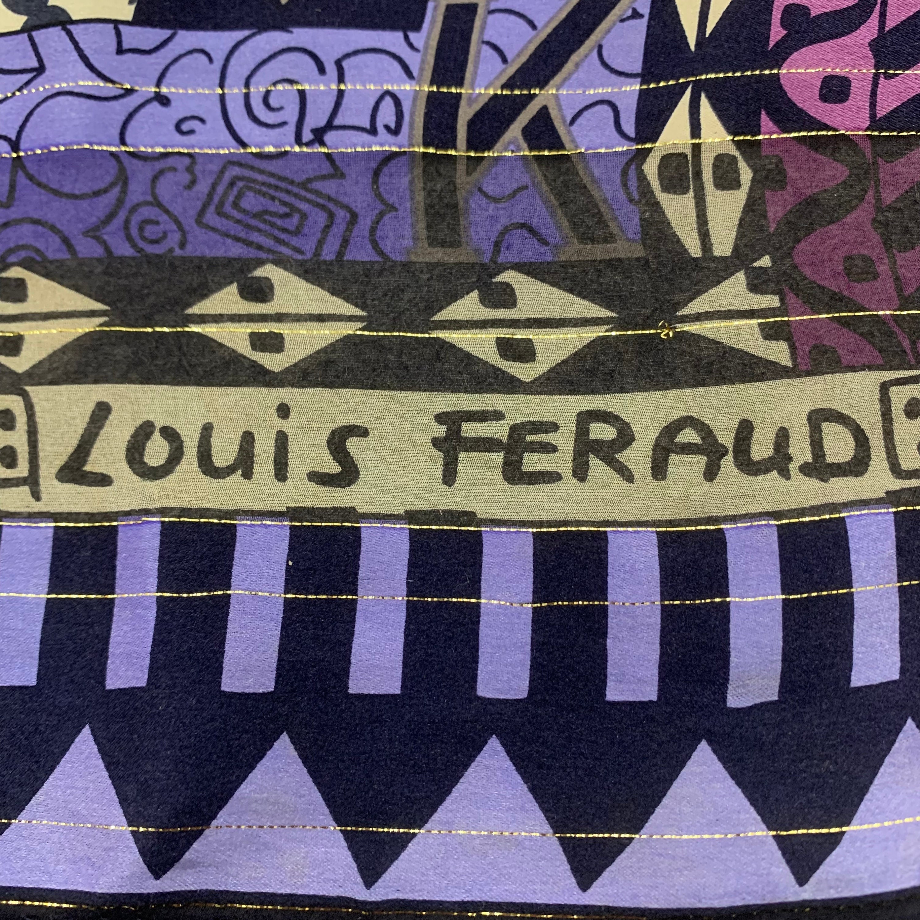 【2025A/W新作★送料無料】 Louis Vintage Feraud Feraud Louis Scarf Vintage Scarf Silk 小物