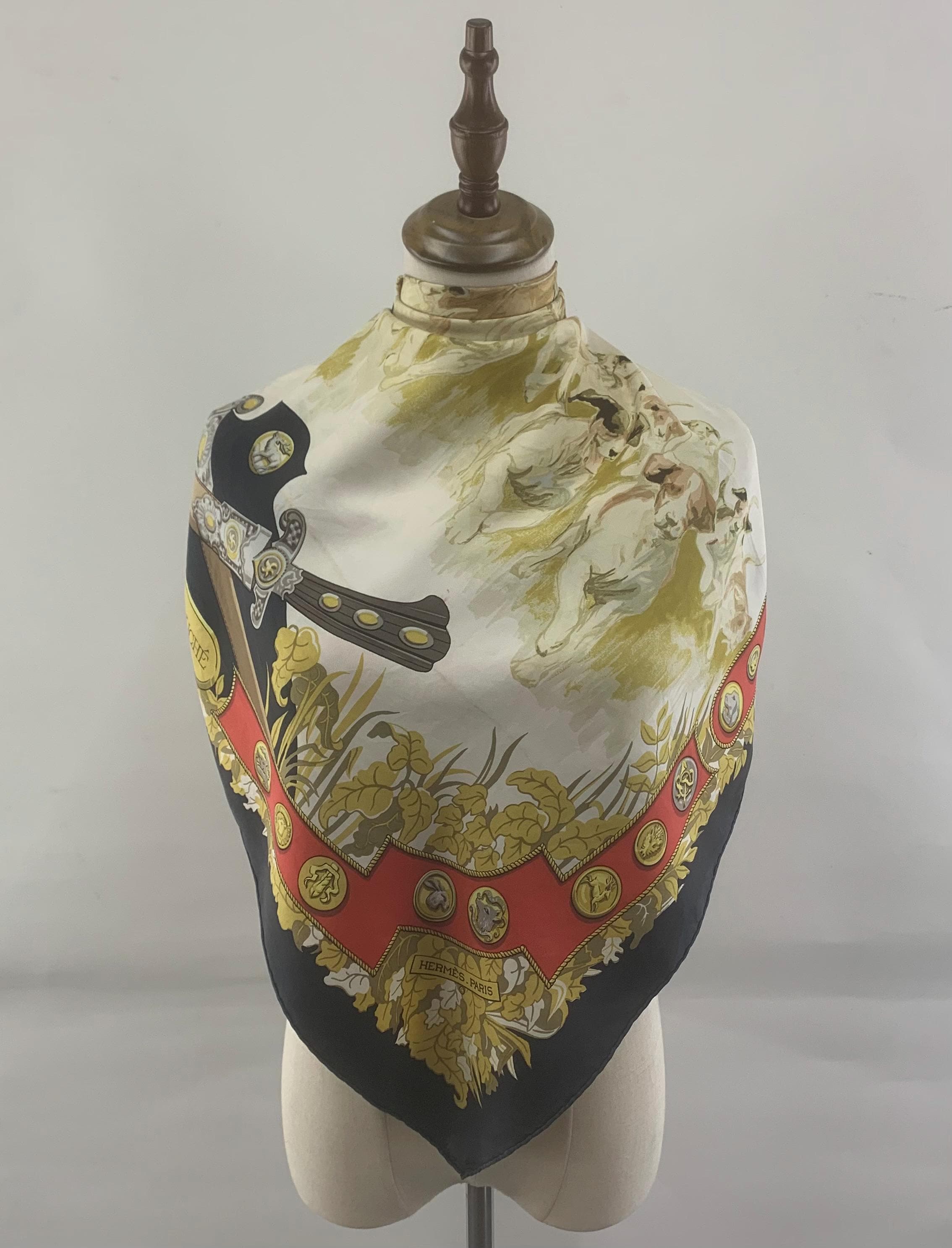 エルメス HERMES スカーフ ストール クリスマス ヴィンテージ 柊 レア