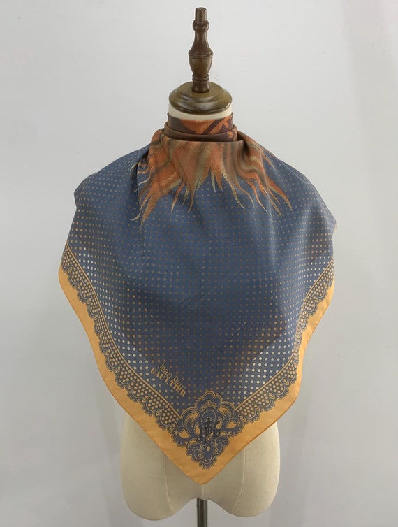 Vintage Jean Paul Gaultier Silk Scarf JPG Vintage Scarves Square