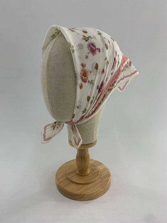 Vintage Laura Ashley Handkerchief, Bandana, Women… - image 1