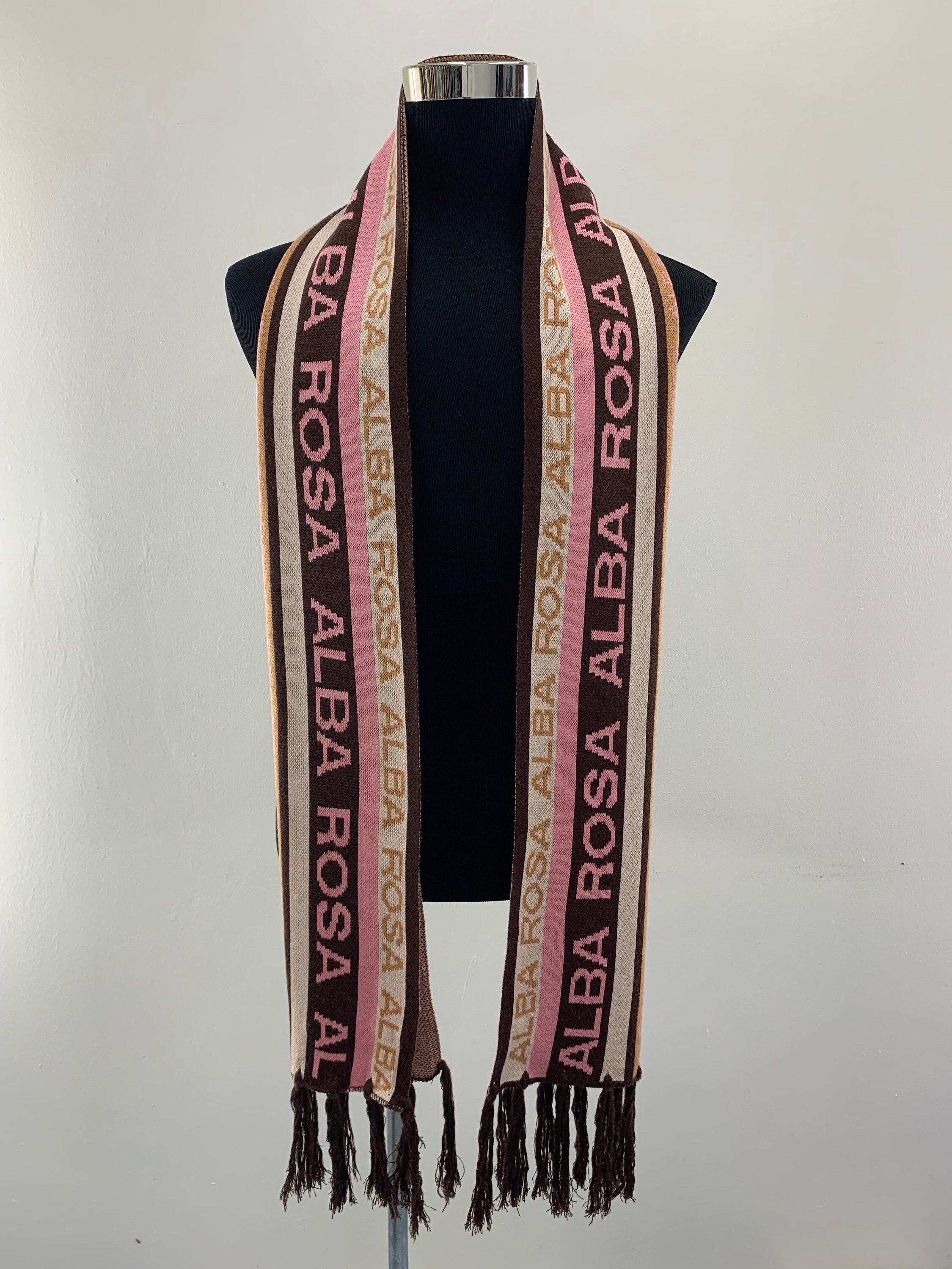 アルバローザ ALBA ROSA 大判 パレオ ストール 布 希少 当時品 ALBA ROSA ストール アルバローザ ALBA ROSA 大判 パレオ